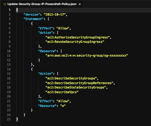 AWS Example Policy